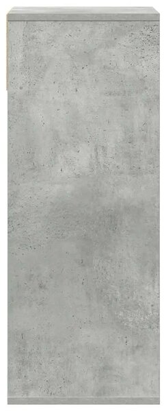 Ormarić za knjige boja betona 34x31x80 cm konstruirano drvo - Beton siva 34 x 31 x 80 cm 1 Beton siva