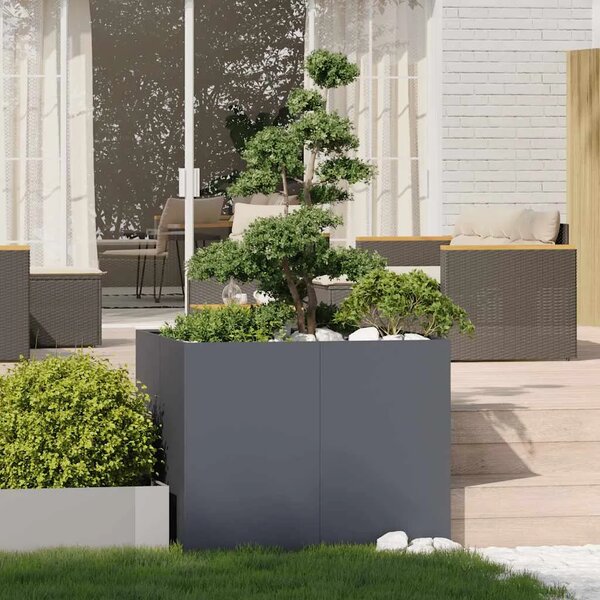 Sadilica antracit 100x100x80 cm od čelika - Antracit 100 x 100 x 80 cm 1 Antracit