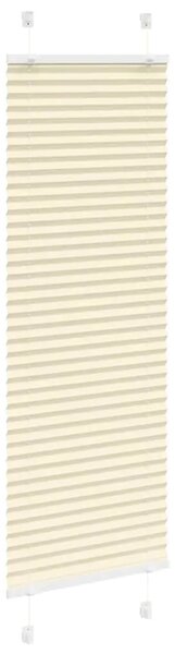 Plisirana roleta krem 45x100 cm širina tkanine 44 4 cm - Krema 45 x 100 cm Krema 45 x 100 cm