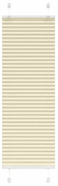 Plisirana roleta krem 45x100 cm širina tkanine 44 4 cm - Krema 45 x 100 cm Krema 45 x 100 cm