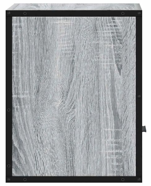Zidni noćni ormarići 2 kom Sivi Sonoma 40x31x39 5 cm - Sivi hrast sonoma 2 Sivi hrast sonoma 2