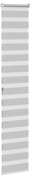 Zebraste zavjese - Zavjesa zebra 45x200 cm širina tkanine 40 9 cm poliester - Svjetlosiva 45 x 200 cm Svjetlosiva 45 x 200 cm