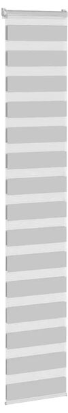 Zebraste zavjese - Zavjesa zebra 45x200 cm širina tkanine 40 9 cm poliester - Svjetlosiva 45 x 200 cm Svjetlosiva 45 x 200 cm