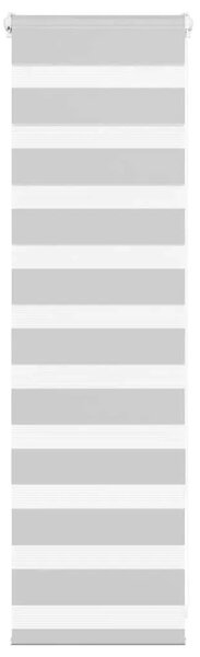 Zebraste zavjese - Zavjesa zebra 40x100 cm širina tkanine 35 9 cm poliester - Svjetlosiva 40 x 100 cm Svjetlosiva 40 x 100 cm