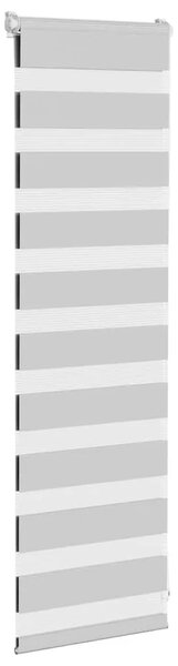 Zebraste zavjese - Zavjesa zebra 40x100 cm širina tkanine 35 9 cm poliester - Svjetlosiva 40 x 100 cm Svjetlosiva 40 x 100 cm