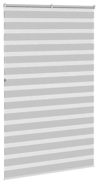 Zebraste zavjese - Zavjesa zebra 140x230 cm širina tkanine 135 9 cm poliester - Svjetlosiva 140 x 230 cm Svjetlosiva 140 x 230 c