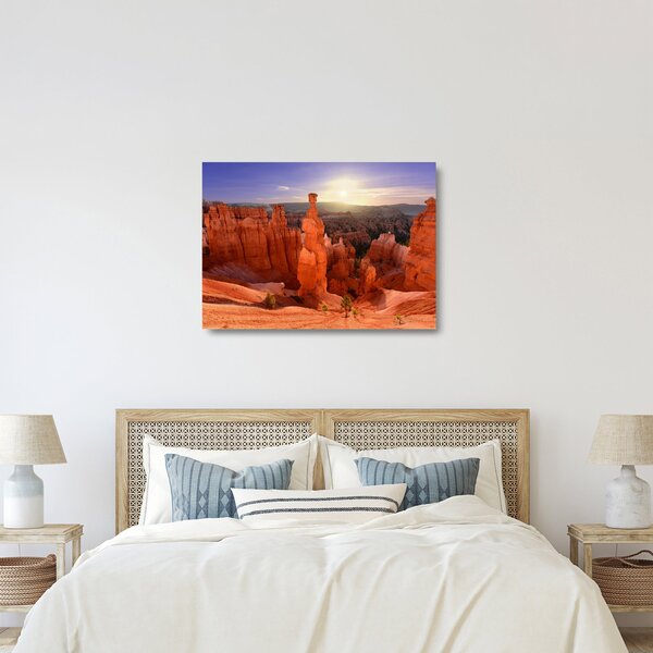 Staklena slika - Nacionalni park Utah (70x50 cm)