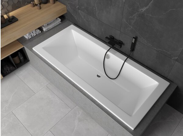 Mexen Cube pravokutna kada 160 x 70 cm, bijela - 55051607000