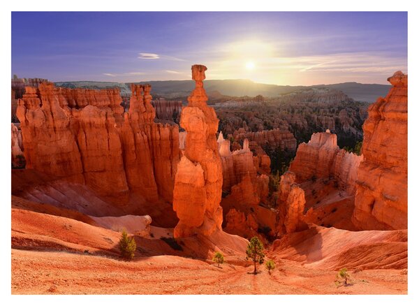 Staklena slika - Nacionalni park Utah (70x50 cm)