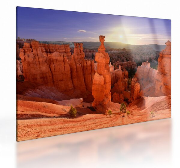Staklena slika - Nacionalni park Utah (70x50 cm)