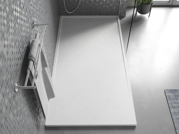 Mexen Amon pravokutna tuš kada SMC 140 x 70 cm, bijela - 4F107014