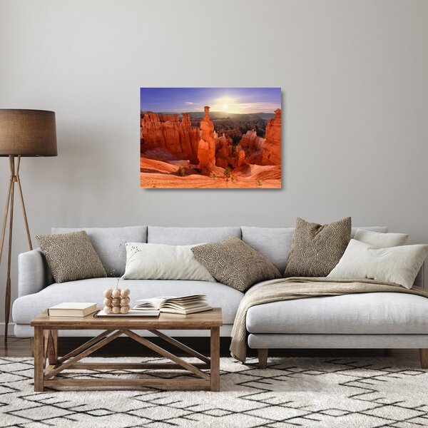 Staklena slika - Nacionalni park Utah (70x50 cm)