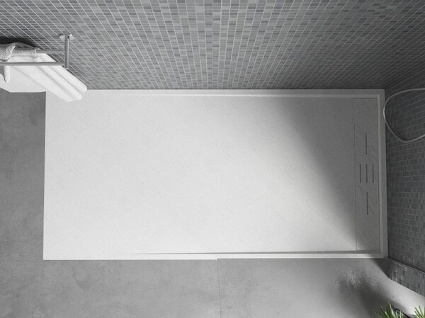 Mexen Amon pravokutna tuš kada SMC 140 x 70 cm, bijela - 4F107014