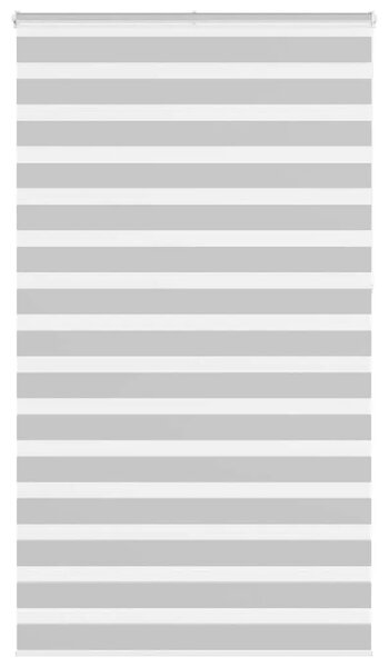 Zebraste zavjese - Zavjesa zebra 120x230 cm širina tkanine 115 9 cm poliester - Svjetlosiva 120 x 230 cm Svjetlosiva 120 x 230 c