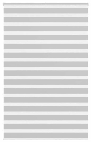 Zebraste zavjese - Zavjesa zebra 140x230 cm širina tkanine 135 9 cm poliester - Svjetlosiva 140 x 230 cm Svjetlosiva 140 x 230 c