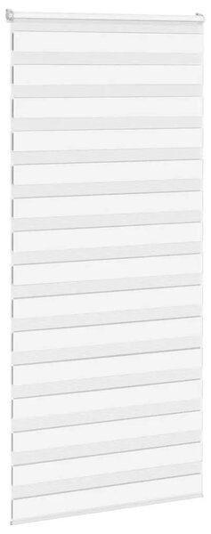 Zebraste zavjese - Zavjesa zebra 115x200 cm širina tkanine 110 9 cm poliester - Bijela 115 x 200 cm Bijela 115 x 200 cm