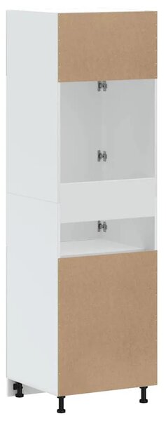 Kuhinjski ormarić Kalmar bijeli konstruirano drvo - Bijela 1 1x ormarić 60 cm širok 207 cm visok 1