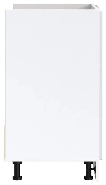 Donji ormarić za sudoper Porto bijeli 80x46x81 5 cm drveni - Bijela 1 1x donji ormarić (2 vrata) 80 cm širok 81 5 cm visok 1