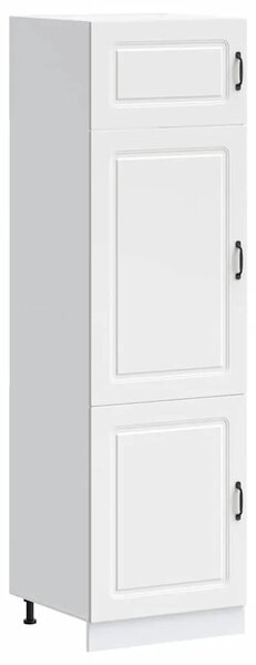 Kuhinjski ormarić Kalmar bijeli konstruirano drvo - Bijela 1 1x ormarić 60 cm širok 207 cm visok 1