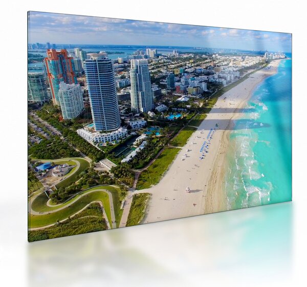 Staklena slika - Miami, Florida (70x50 cm)