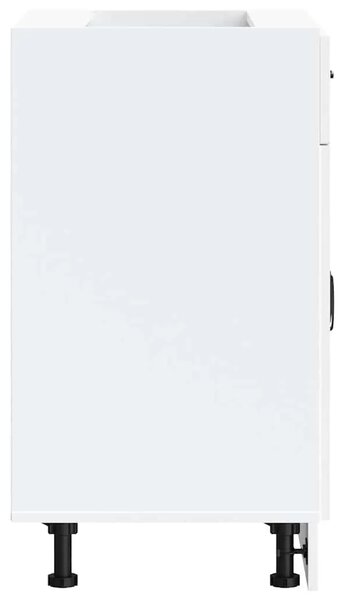 Donji kuhinjski ormarić Kalmar bijeli konstruirano drvo - Bijela 1 1x donji ormarić (2 vrata i 1 ladica) 80 cm širok 81 5 cm vis