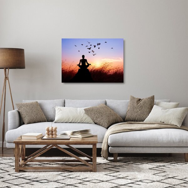 Staklena slika - Meditacija (70x50 cm)