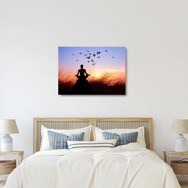 Staklena slika - Meditacija (70x50 cm)