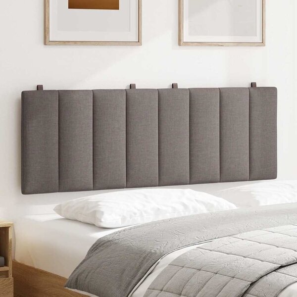 Jastuk za uzglavlje Hanko smeđesivi 120 cm od tkanine - Sivo-smeđa 120 cm 1 Sivo-smeđa