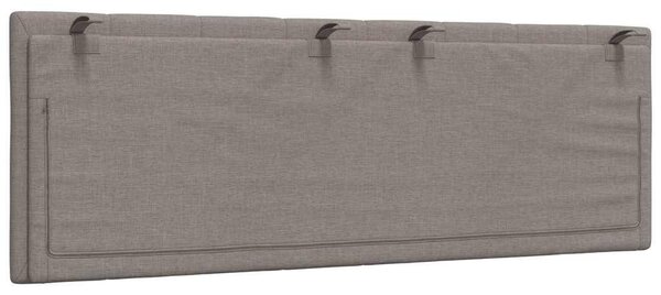 Jastuk za uzglavlje Hanko smeđesivi 120 cm od tkanine - Sivo-smeđa 120 cm 1 Sivo-smeđa