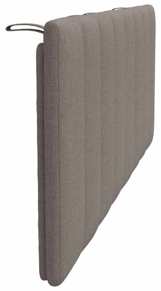 Jastuk za uzglavlje Hanko smeđesivi 120 cm od tkanine - Sivo-smeđa 120 cm 1 Sivo-smeđa
