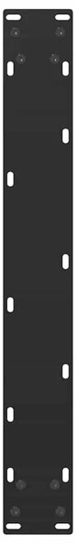 Noge za barski stol U-oblika 2 kom Crne 60 x (100-101) cm Čelik - Crna 60 x (100-101) cm 2 1