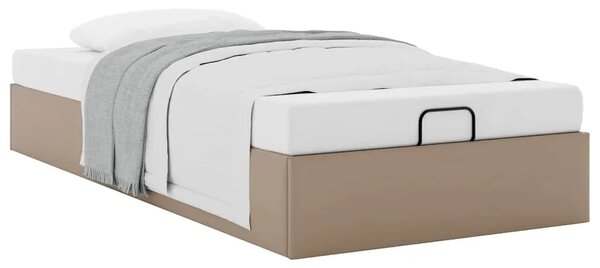 Okvir kreveta bez madraca cappuccina 90x200 cm od umjetne kože - cappucino 90 x 200 cm Cappucino 90 x 200 cm