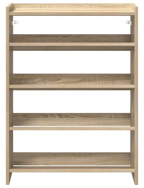 Stalak za cipele boja hrasta 60x25x81 cm konstruirano drvo - sonoma hrast 1 81 cm 60 cm