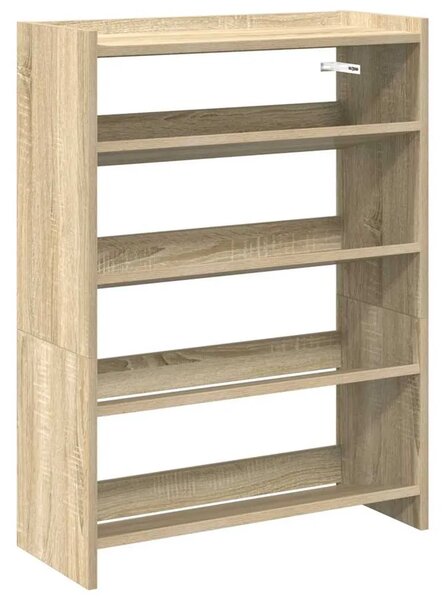 Stalak za cipele boja hrasta 60x25x81 cm konstruirano drvo - sonoma hrast 1 81 cm 60 cm