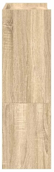 Stalak za cipele boja hrasta 60x25x81 cm konstruirano drvo - sonoma hrast 1 81 cm 60 cm