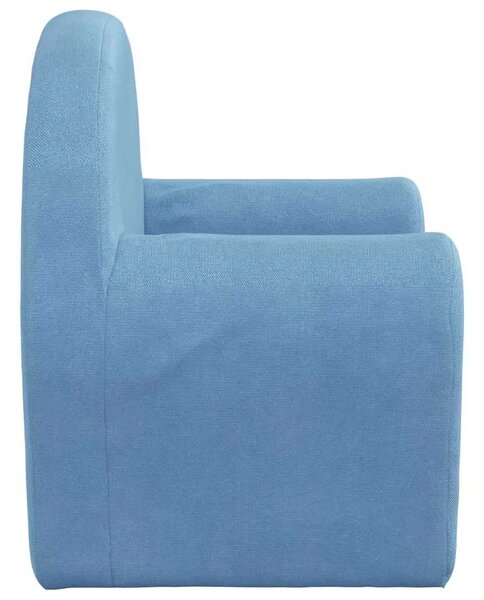 Dječja sofa plava mekana plišana - Plava Stolica Plava Stolica