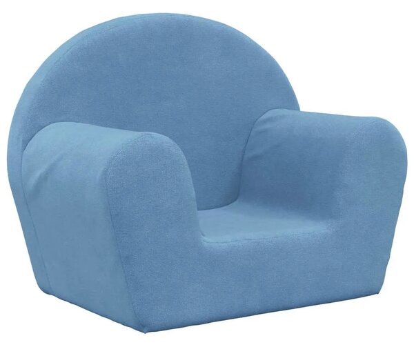 Dječja sofa plava mekana plišana - Plava Stolica Plava Stolica