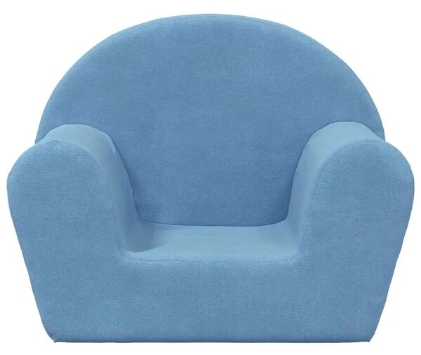 Dječja sofa plava mekana plišana - Plava Stolica Plava Stolica
