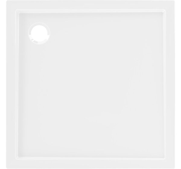 Mexen Flow kvadratni tuš kada slim 90 x 90 cm, bijeli sjaj - 46S109090