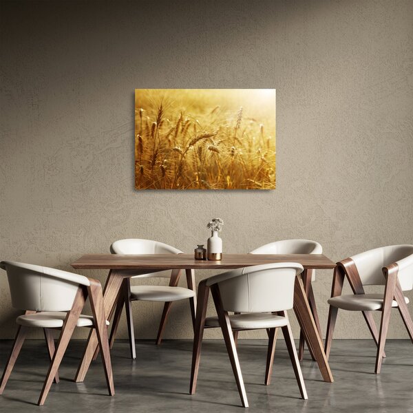 Staklena slika - Klasovi žita (70x50 cm)