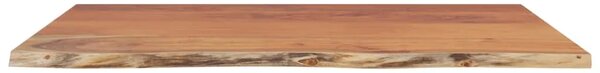 Kupaonska radna ploča 110x60x2 5 cm pravokutna od drva bagrema - Prirodna 110 x 60 x 2.5 cm 1 Masivno bagremovo drvo