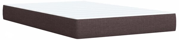 Krevet box spring s madracem tamnosmeđi 120 x 190 cm od tkanine - Tamno smeđa 120 x 190 cm Tamno smeđa 120 x 190 cm