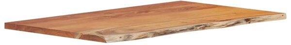 Kupaonska radna ploča 110x60x2 5 cm pravokutna od drva bagrema - Prirodna 110 x 60 x 2.5 cm 1 Masivno bagremovo drvo