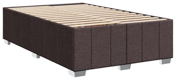 Krevet box spring s madracem tamnosmeđi 120 x 190 cm od tkanine - Tamno smeđa 120 x 190 cm Tamno smeđa 120 x 190 cm