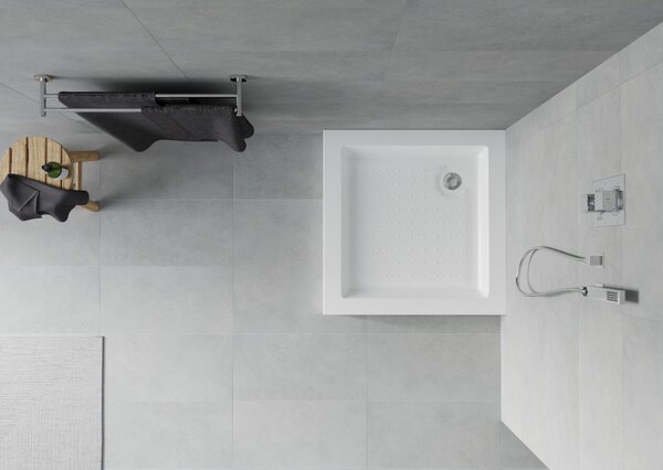 Mexen Rio četvrtasta tuš kada 80 x 80 cm, bijela - 45108080