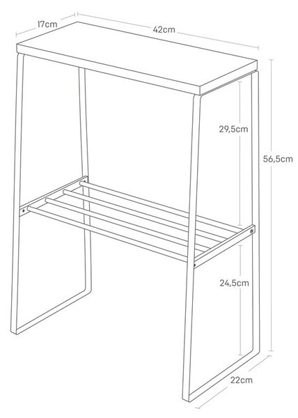 Pomoćni stol 22x42 cm Tosca – YAMAZAKI