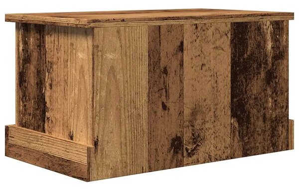 Kutija za pohranu boja staro drvo 30x50x28 cm konstruirano drvo - Staro drvo 30 x 50 x 28 cm 1 Staro drvo