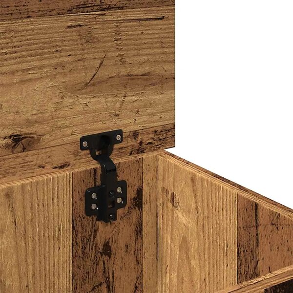 Kutija za pohranu boja staro drvo 30x50x28 cm konstruirano drvo - Staro drvo 30 x 50 x 28 cm 1 Staro drvo