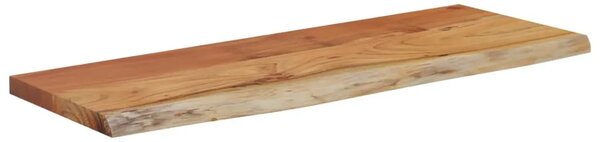 Zidna polica 70x30x2 5 cm pravokutna bagremovo drvo živi rub - Prirodna 70 x 30 x 2.5 cm 1 Masivno bagremovo drvo