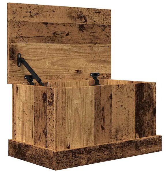 Kutija za pohranu boja staro drvo 30x50x28 cm konstruirano drvo - Staro drvo 30 x 50 x 28 cm 1 Staro drvo